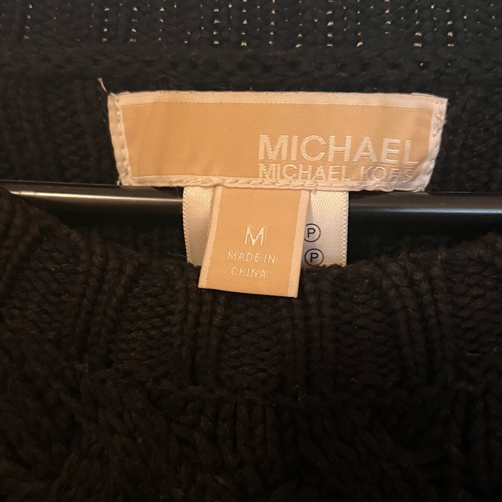 Micheal Kors Cotton Knit sweater-Black - Picture 5 of 5